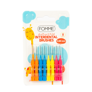 Fomme Kids Interdental Brushes Multicolor 8 Pieces