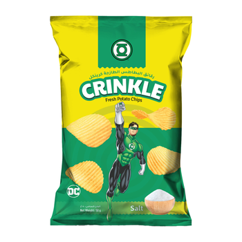 Salt Crinkle Potato Chips 50g