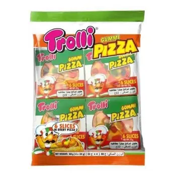 Trolli Gummi Pizza 4x22g