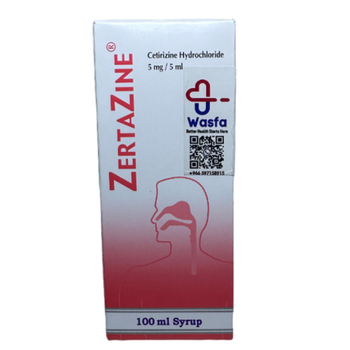 Zertazine Cetirizine Hydrochloride Syrup 100Ml