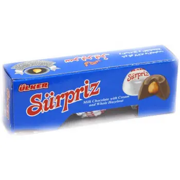 Ulker Sürpriz Milk Chocolate with Hazelnut 24g