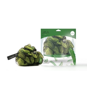 ميا لوفة استحمام مدمجة بالصابون برائحة الألوفيرا 120جرام