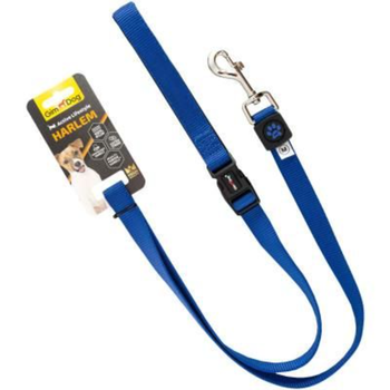 GimDog Blue Nylon Neoprene Leash 120cm