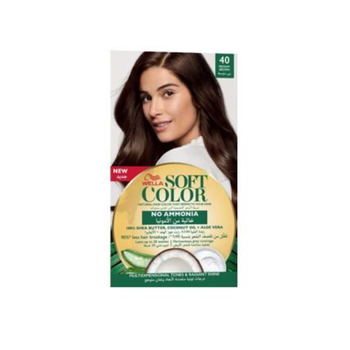 Wella Soft Color Medium Brown Kit