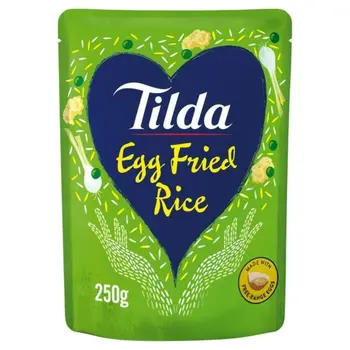 Tilda Egg Fried Rice with Free-Range Eggs 250g