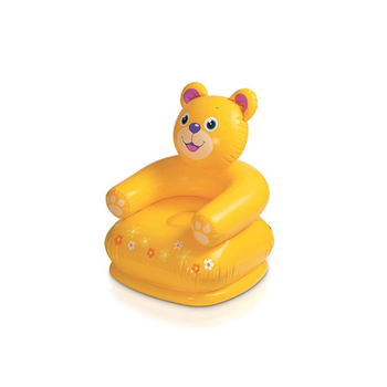 Intex Happy Animal Inflatable Bear Chair Yellow