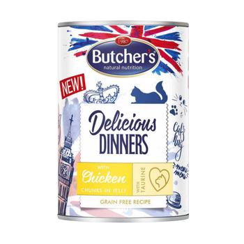 Butcher's Chicken Chunks in Jelly Cat Food 400g