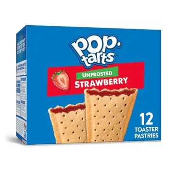Pop Tarts Unfrosted Strawberry 576g