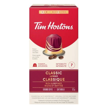 Tim Hortons Classic Coffee Capsules 52g