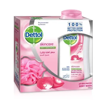 Dettol Skincare Antibacterial Shower Gel 250ml