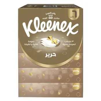 Kleenex Silk 3-Ply Facial Tissue 6x50 Sheets