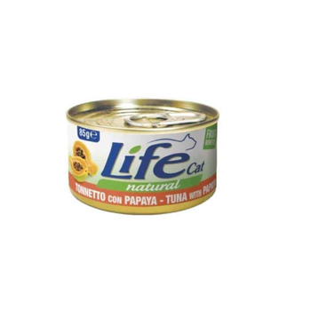 Lifecat Natural Tuna with Papaya 85g