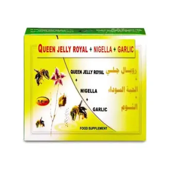 Queen Jelly Royal Nigella Garlic Capsules 30 Count
