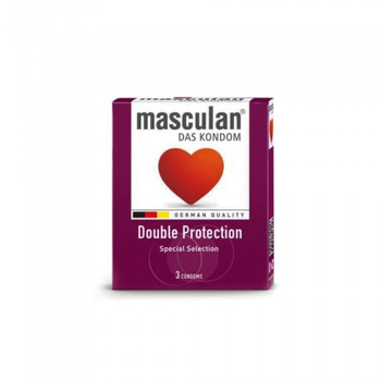 ماسكولان واقٍ ذكري الحماية المضاعفة 3قطع