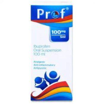 Prof Ibuprofen Oral Suspension 100ml