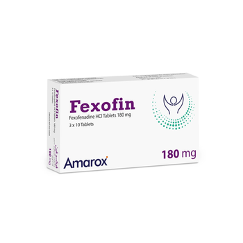 Amarox Fexofenadine HCl 180mg 30Tablets