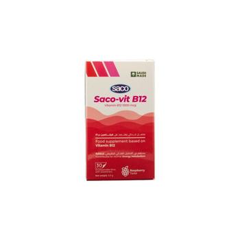 Saco-vit Raspberry Vitamin B12 Supplement 30x3g