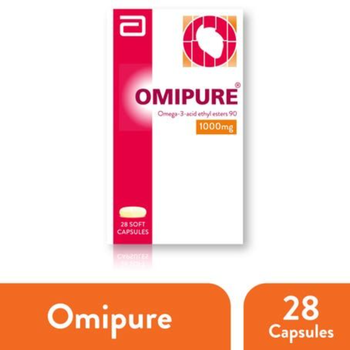 Omipure Omega-3 Fish Oil Capsules 28 Count