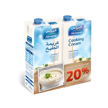 Almarai Chef's Choice Cooking Cream 2x1L