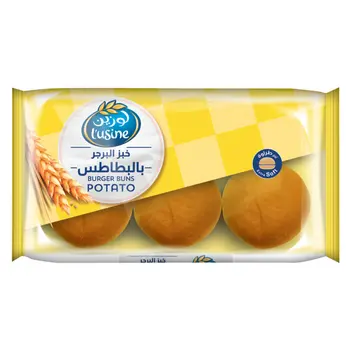 Lusine Extra Soft Potato Burger Buns 6 Pieces