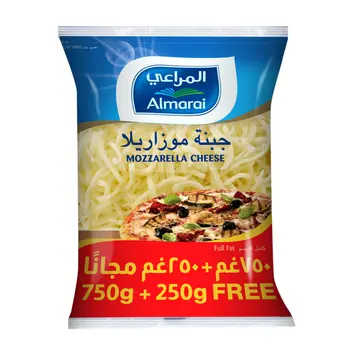 المراعي جبنة موزاريلا كاملة الدسم 1000جرام