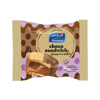 المراعي آيس كريم ساندويتش بسكويت الشوكولاتة بالحبوب 100مل