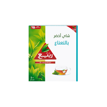 Rabea Mint Green Tea Bags 100 Pieces