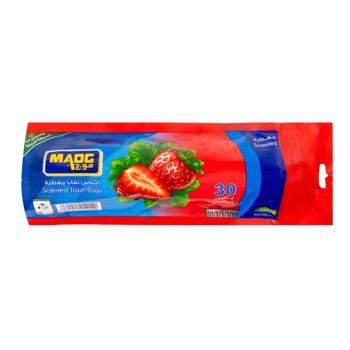Maog Strawberry Scented Biodegradable Trash Bag 30 Gal