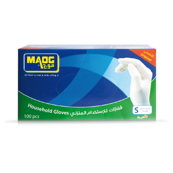 موج قفازات لإستخدام مرة واحدة مقاس صغير 100 حبة