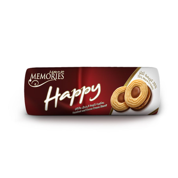 Memories Happy Hazelnut Cocoa Cream Biscuit 205g