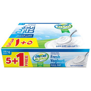 Alsafi Full Fat Yoghurt 6x170g