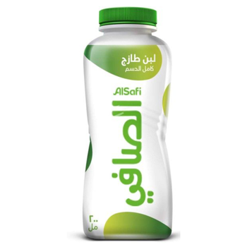 الصافي لبن طازج كامل الدسم 200 مل