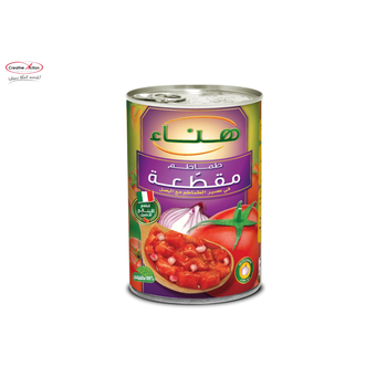 هناء معجون صلصة طماطم مقطعة مع البصل 400جرام