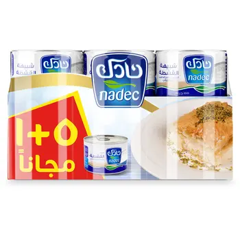Nadec Breakfast Long Life Cream 6x155g