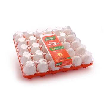 Al Watania Fresh White Eggs Small 30 Pieces