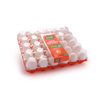 الوطنية بيض ابيض وسط حجم كبير 30قطعة