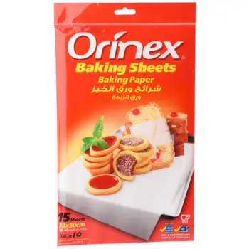 اورينكس شرائح ورق الخبز "ورق الزبدة (38*30 سم) 15 ورقة