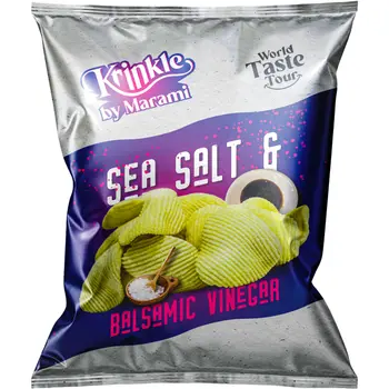 Krinkle Sea Salt & Balsamic Vinegar Snacks 90g
