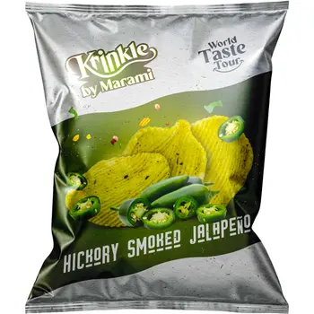 Krinkle Hickory Smoked Jalapeno Snacks 90g