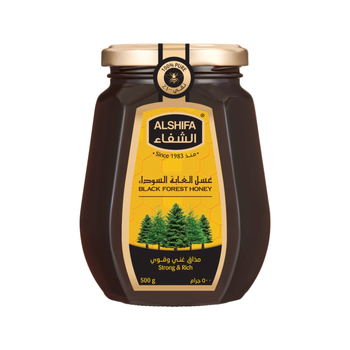 الشفاء عسل الغابة السوداء 500جرام