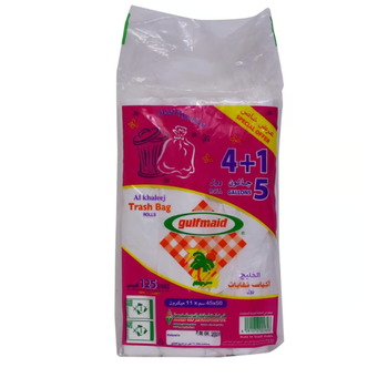 Gulfmaid Al Khaleej 5 Gallon Trash Bags 5-Pack