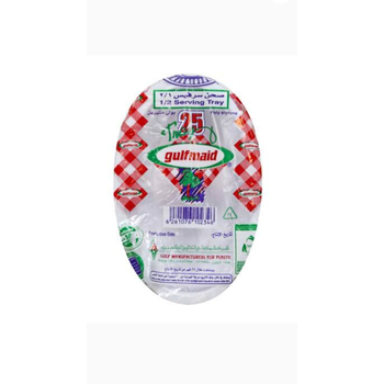 جلف ميد صحن بيضاوي للاستعمال مرة واحدة رقم 1/2 25قطعة