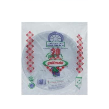 Gulfmaid Disposable Round Plates No.26 20 Pcs