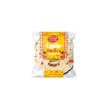 Fuchsia White Tortilla Wraps 6x240g