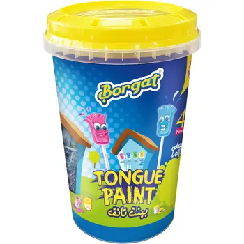 Borgat Tongue Paint Lollipop Jar 560g