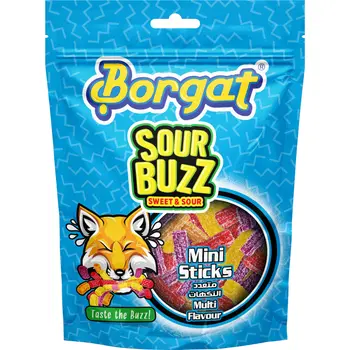 Borgat Sour Buzz Mini Sticks 75g