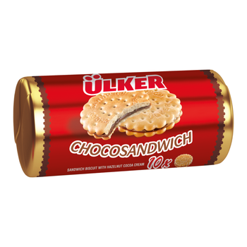 Ülker Chocosandwich Hazelnut Cocoa Biscuit 225g