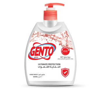 GENTO Ultimate Protection Antibacterial Hand Wash 500ml