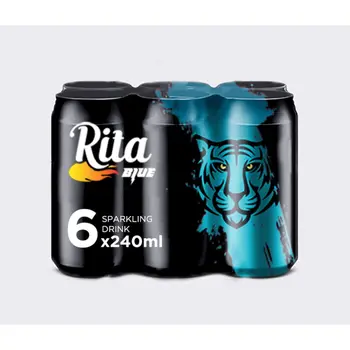 Rita Blue Soft Drink 6x240ml