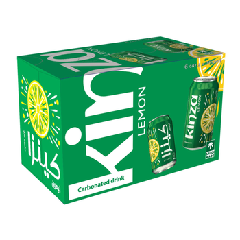 Kinza Lemon Carbonated Soft Drink 6x360ml